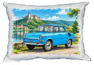 Moon River Auto Český veterán č. 03 polštářek 30 x 40 cm