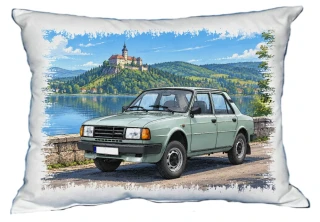 Moon River Auto Český veterán č. 04 polštářek 30 x 40 cm