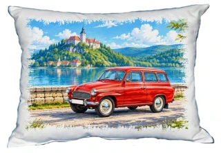 Moon River Auto Český veterán č. 07 polštářek 30 x 40 cm