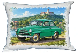 Moon River Auto Český veterán č. 09 polštářek 30 x 40 cm