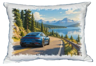 Moon River Porsche Sportovní auto polštářek 30 x 40 cm