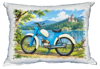 Moon River STADION S22 Česká motorka veterán polštářek 30 x 40 cm