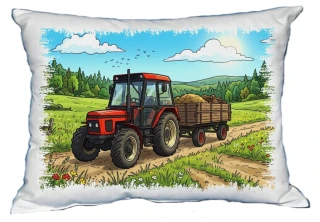 Moon River ZETOR 7745 traktor s vlekem polštářek 30 x 40 cm