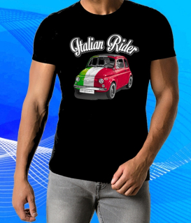 tričko Italian Rider  FIAT 500