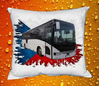 Moon River IVECO ARWAY  polštářek s autobusem  30x40 cm
