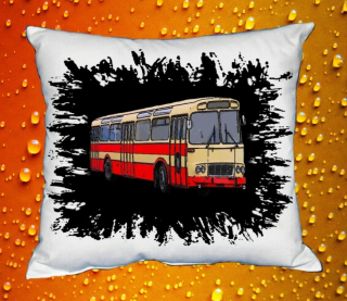 Moon River KAROSA ŠM 11 polštářek s autobusem  30x40 cm