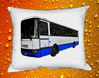 Moon River KAROSA  polštářek s autobusem  30x40 cm