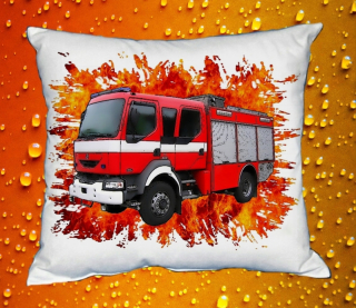 Moon River Renault MIDLUM 4x4 polštář s hasičským autem HASIČI velikost 30x40 cm