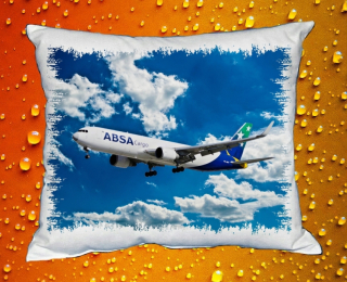 Moon River Boeing 767 Polštář s letadlem 30x40 cm