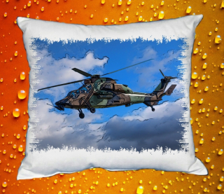 Moon River Eurocopter Tiger  Polštář s letadlem 30x40 cm