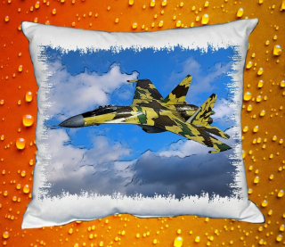 Moon River Sukhoi Su-35 Polštář s letadlem 30x40 cm