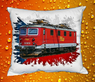 Polštářek s lokomotivou 121 007-9 