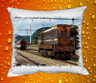 Polštářek s lokomotivou 721 004-0 