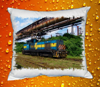 Polštářek s lokomotivou 729 505-8 