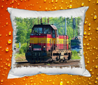 Polštářek s lokomotivou 731 059-2 