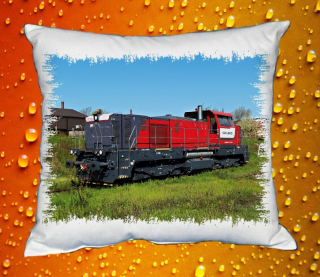 Polštář s lokomotivou vlakem  741 716-5 