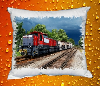 Polštářek s lokomotivou 741.719