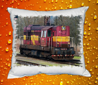 Polštářek s lokomotivou 742 327-0