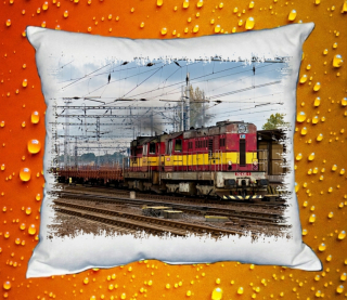 Polštářek s lokomotivou 742 435-1 