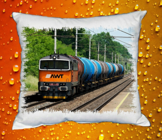 Polštářek s lokomotivou AWT 753 714-5 