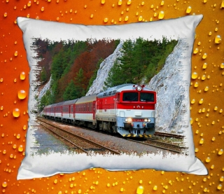 Polštářek s lokomotivou 757.004