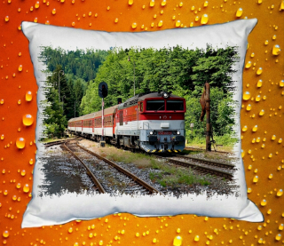 Polštářek s lokomotivou 757.005