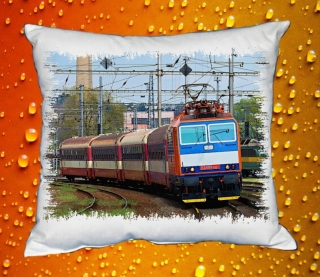 Polštářek s lokomotivou ES 499.1001