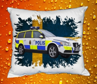 Polštářek POLICIE Švédska