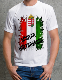 tričko s vlajkou MAĎARSKA  128