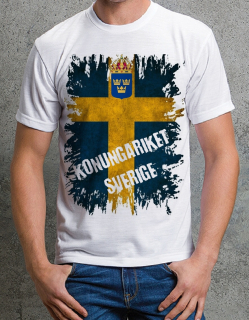 tričko s vlajkou ŠVÉDSKA S