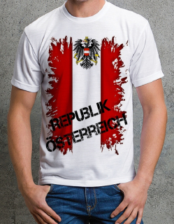 tričko s vlajkou RAKOUSKA S