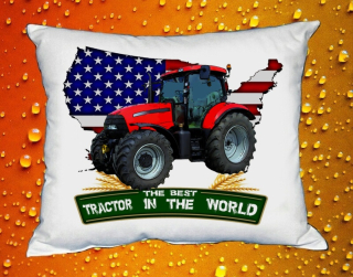 Moon River Case IH Puma 140 II polštář s traktorem  30x40 cm