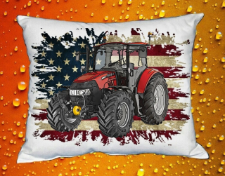 Moon River Case IH Farmall 115U Pro polštář s traktorem  30x40 cm