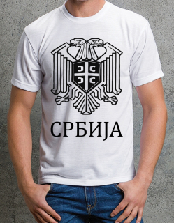tričko s vlajkou SRBSKA S