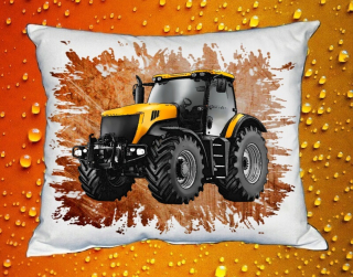 Polštářek s traktorem JCB 7230 VI