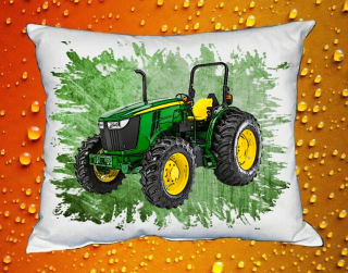 Polštářek s traktorem John Deere 5075M I