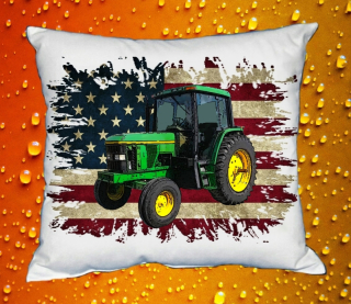 Polštářek s traktorem John Deere 6400