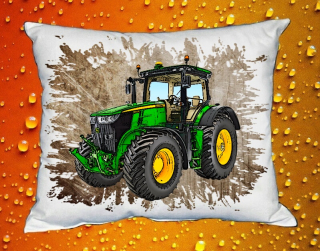 Polštářek s traktorem John Deere 7250R III