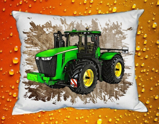 Polštářek s traktorem John Deere 9560R II
