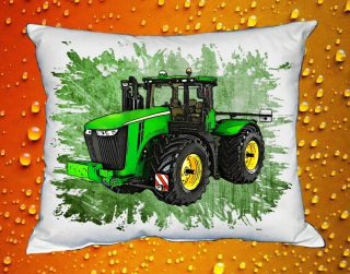 Polštářek s traktorem John Deere 9560R III