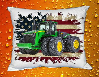 Polštářek s traktorem John Deere 9620R