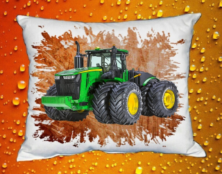 Polštářek s traktorem John Deere 9620R II
