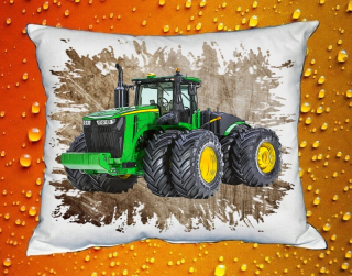 Polštářek s traktorem John Deere 9620R III