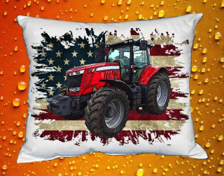 Polštářek s traktorem Massey Ferguson  7620
