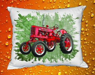Polštářek s traktorem McCormic FARMALL III