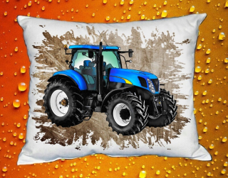 Polštářek s traktorem New Holland T7070  V