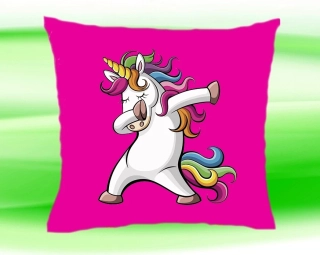 Polštářek tančící jednorožec růžový