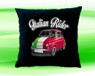 Polštářek FIAT 500 černý