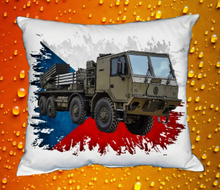 Polštářek raketnice vojenské auto České výroby  