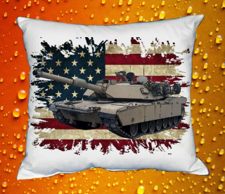 Polštářek s tankem M1 Abrams 